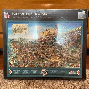 NEW Miami Dolphins 500 Piece Puzzle